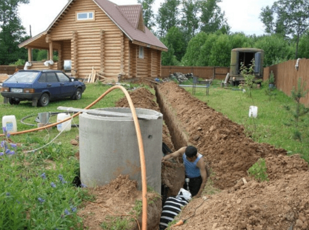прокладка водопровода на загородном участке