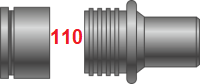 пресс-фитинг под сварку 110