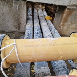 прокладка труб Москва 40 лет Октября