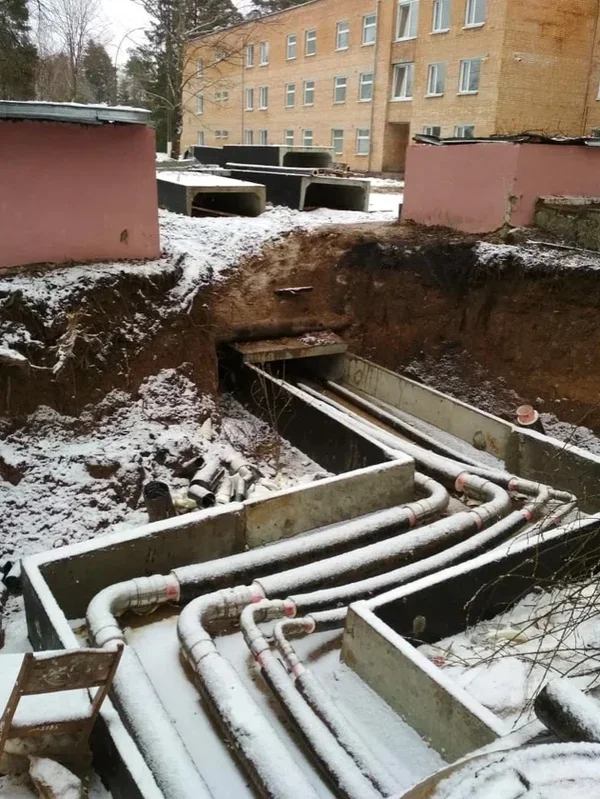 прокладка незамерзающих водопроводов